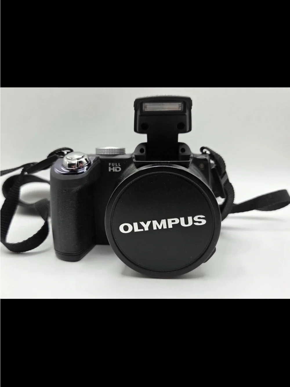 Olympus Black Camera Kit with Red-Accented Carrying Case